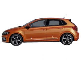 Хром молдинги дверные VW Polo V (09-17) HB