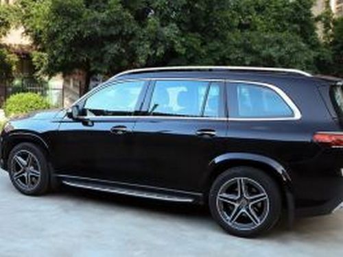 Бризковики Mercedes GLS X167 (20-) - OEM (з порогами) 2