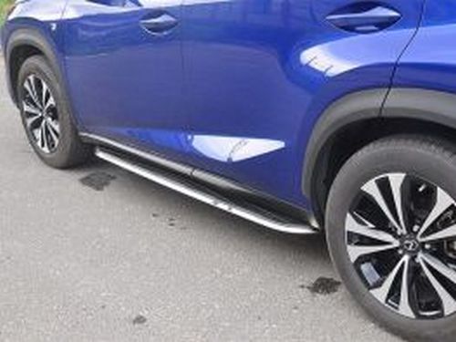 Пороги боковые LEXUS NX (14-/18-) - чёрные 5