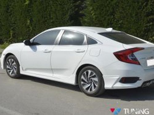 Пороги боковые HONDA Civic 10 (16-18) Sedan - MELISET 4