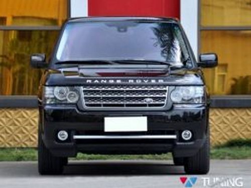 Фары передние Range Rover III / L322 Vogue (10-12) - диодные чёрные 3