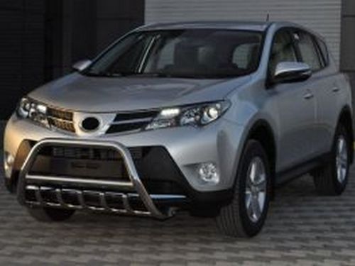 Кенгурятник Toyota Rav4 IV (13-18) - с грилем 2