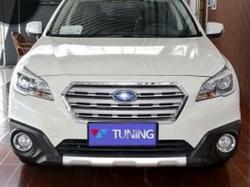 Накладки под бампера Subaru Outback V (15-19) EU - центральные 3