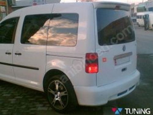 Накладка на задний бампер VW Caddy III (04-14) - большая 3