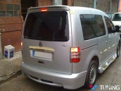 Накладка на задний бампер VW Caddy III (04-14) - большая 2