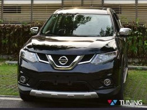 Накладки под бампера NISSAN X-Trail T32 (14-16) - нержавейка 3