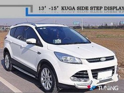 Пороги боковые Ford Kuga II (13-19) - Mercedes стиль 7