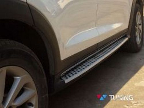 Пороги боковые HYUNDAI Tucson III TL (BMW стиль) 4 4