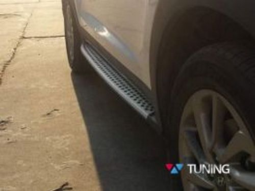 Пороги боковые HYUNDAI Tucson III TL (BMW стиль) 6 6