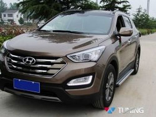 Пороги боковые HYUNDAI Santa Fe III / ix45 (13-17) - New 3