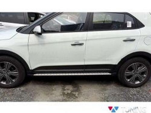 Пороги боковые Hyundai Creta I (14-20) - BMW стиль 4