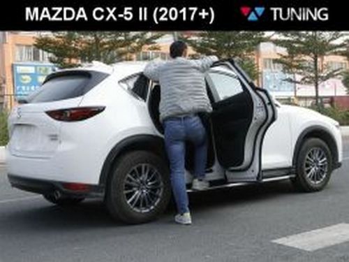 Пороги боковые MAZDA CX-5 II (17-) - OEM 7