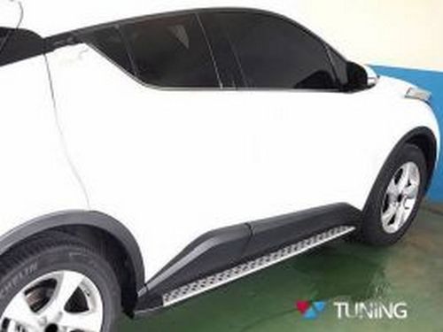 Пороги боковые TOYOTA C-HR (17-) - BMW стиль 3