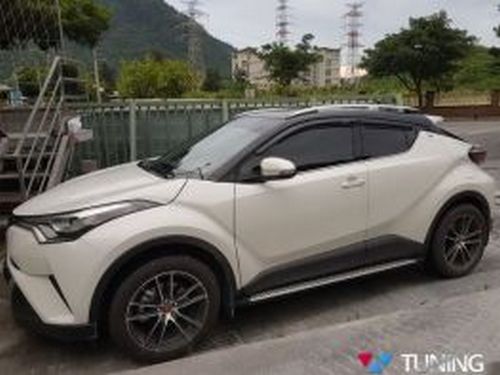 Пороги боковые TOYOTA C-HR (17-) - BMW стиль 7