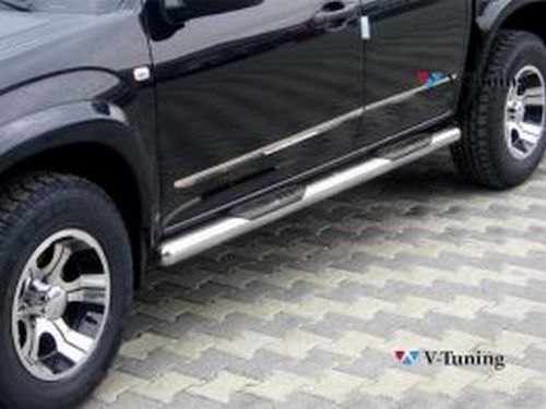 Пороги боковые Toyota Rav4 III (06-12) - трубы 4