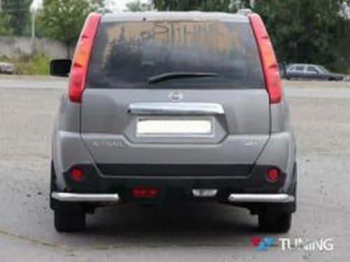 Защита задняя Nissan X-Trail T31 (07-14) - углы одинарные 3