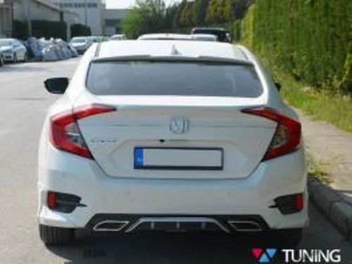 Лип спойлер багажника HONDA Civic 10 (16-18) Sedan - MELISET 4