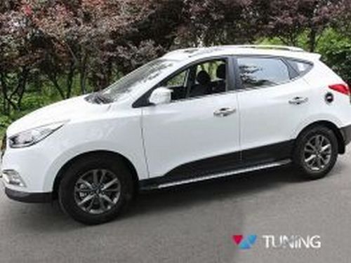 Пороги боковые HYUNDAI ix35 (10-15) - Acura стиль 4