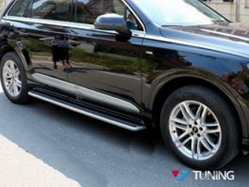 Пороги боковые AUDI Q3 (2011+) - Touareg стиль 4 4