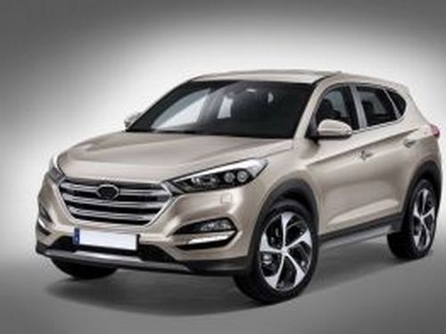 Дефлектор капота Hyundai Tucson III (TL; 16-21) - Hic (акрил) 2