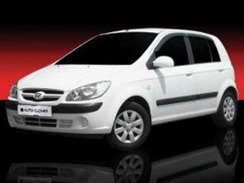 Дефлекторы окон Hyundai Getz / Click (02-11) - Hic (накладные) 3