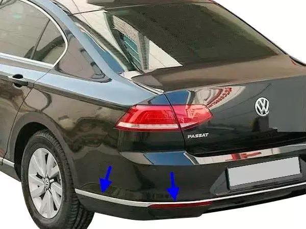 Хром молдинг заднього бампера VW Passat B8 (3G; 15-23) Седан, Універсал