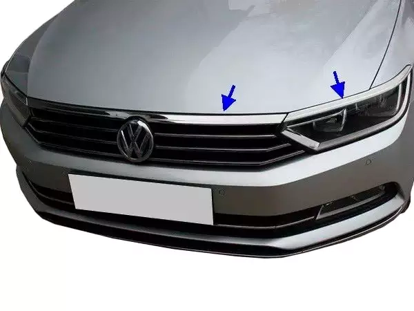 Хром вії на фари та решітку VW Passat B8 (3G; 15-22)