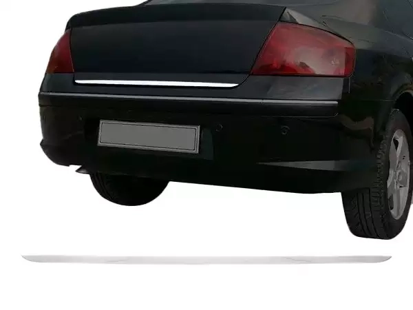 Хром на кромку багажника Peugeot 407 (04-11)