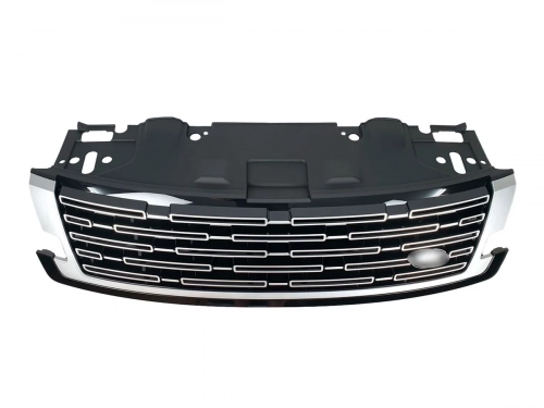 Решётка LR Range Rover V (L460; 21-24) - SV стиль (серебряная) 2