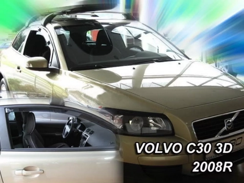 Дефлекторы окон Volvo C30 (06-13) - Heko (вставные) 4