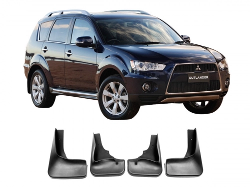 Бризковики Mitsubishi Outlander II (XL; 09-12) - Premium 1