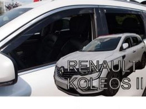 Дефлектори вікон Renault Koleos II (HC; 16-) - Heko (вставні) 3