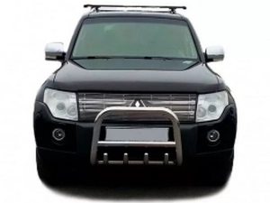 Кенгурятник Mitsubishi Pajero Wagon IV (06-21) - низький