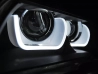 Фари чорні BMW X1 E84 (12-15) - TRU DRL U-Led Xenon 2